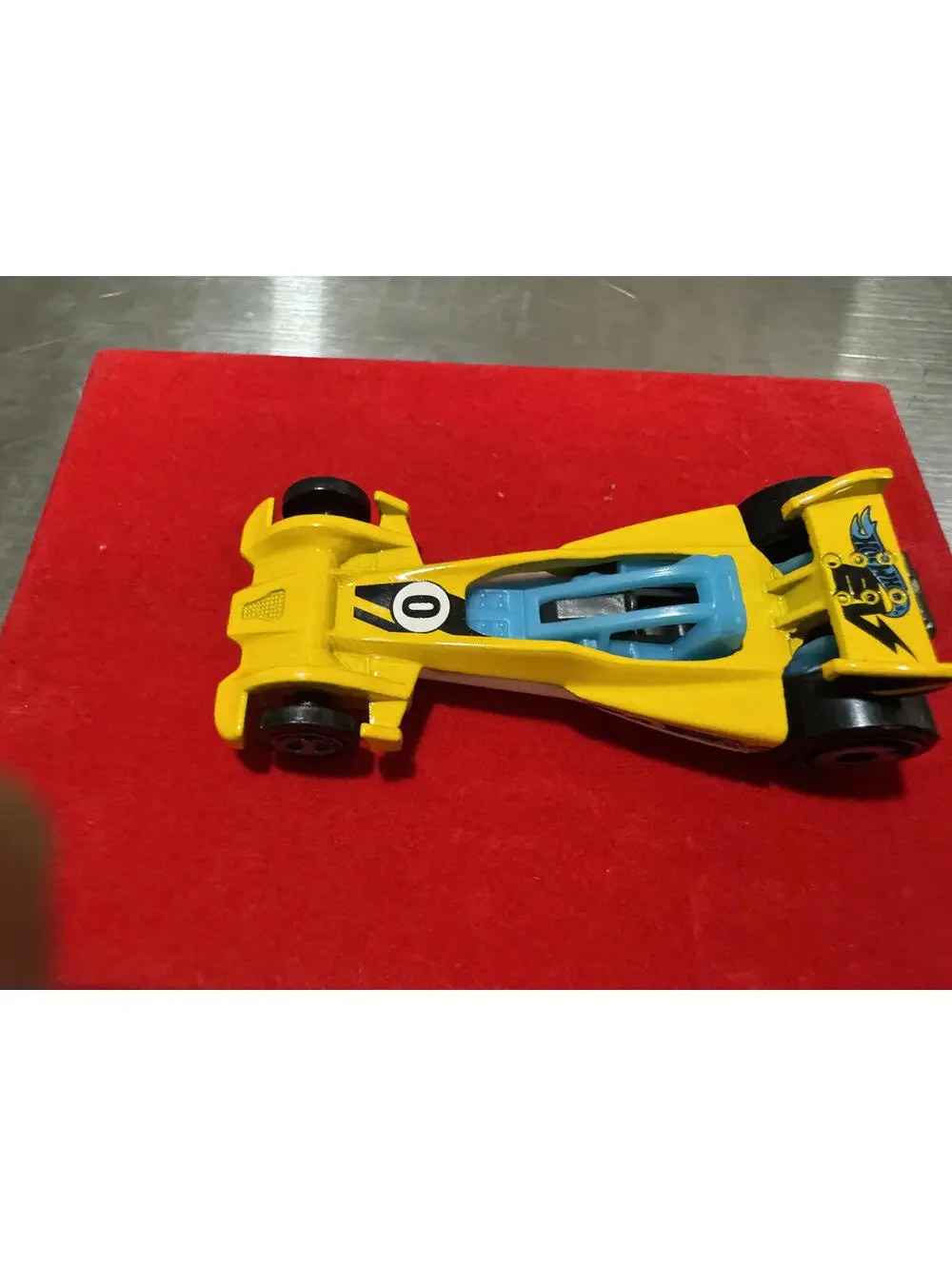 Hot Wheels Yellow Formula 1 Race Car Toy